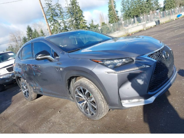 2015 Lexus Nx200T Gray - JTJBARBZ7F2002831