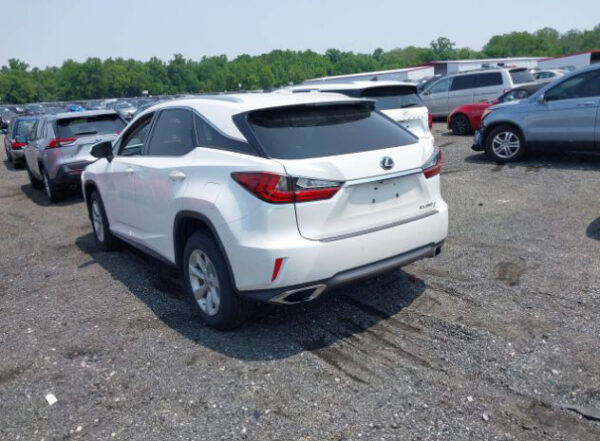 LEXUS RX350 WHITE 2016 3.5L- 2T2BZMCA8GC033687
