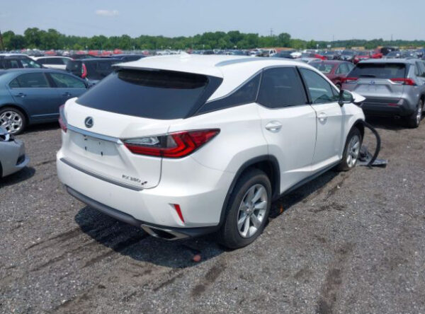 LEXUS RX350 WHITE 2016 3.5L- 2T2BZMCA8GC033687
