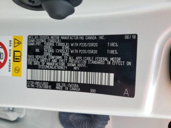 Lexus Rx 350 Base 2018 White 3.5L 6 — 2T2ZZMCA0JC109621