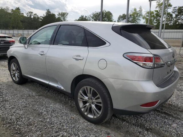 Lexus Rx 450 2013 Silver 3.5L Hybrid — JTJBC1BA8D2059686