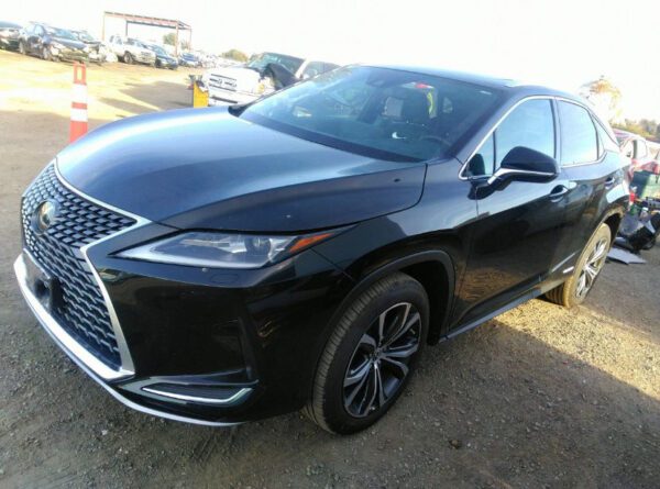 2022 Lexus RX450H Black - JTJBGMCA702086313