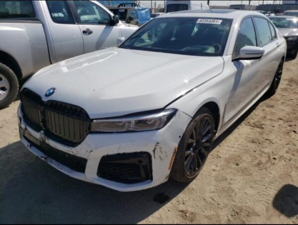 BMW 740I 2021 White — WBA7T2C05MCF87328
