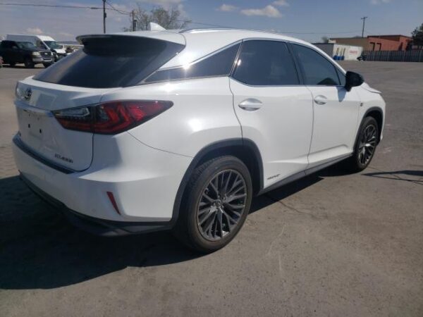 LEXUS RX450H WHITE 2016 3.5L- 2T2BGMCA6GC004663