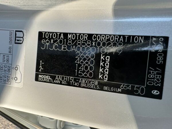 Lexus RX350H 2023 White — JTJCJBJA002010719