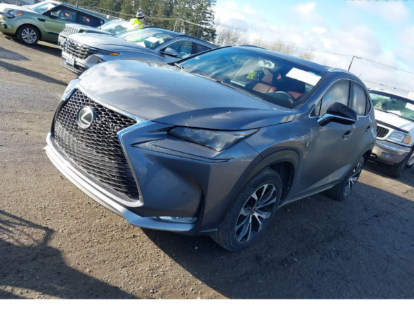 2015 Lexus Nx200T Gray - JTJBARBZ7F2002831